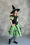 Карнавальний костюм для аніматорів Відьму Green, фото 3