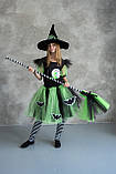 Карнавальний костюм для аніматорів Відьму Green, фото 4