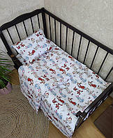 Дитяча постільна білизна в ліжечко "5в1", комплект постільної білизни в ліжечко