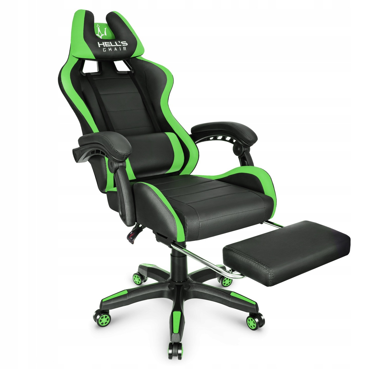 Игровое кресло Hell's Chair HC-1039 Зелёное - фото 6 - id-p1937313425