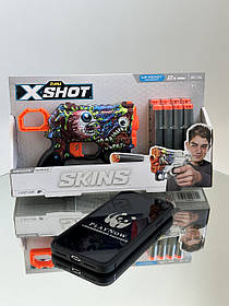 Дитячий швидкострільний бластер X-Shot Skins Menace Scream дитяча зброя