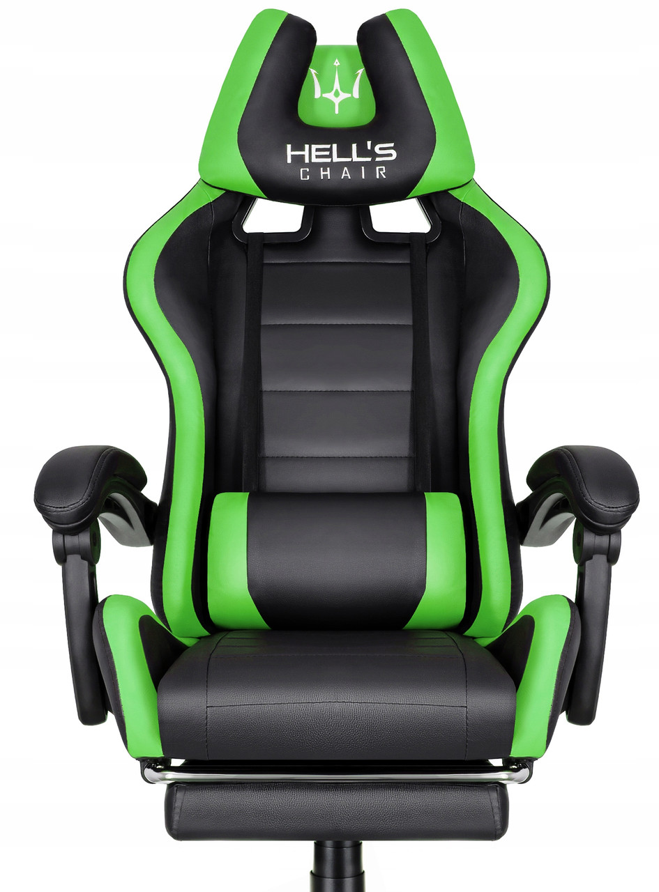 Игровое кресло Hell's Chair HC-1039 Зелёное - фото 8 - id-p1937313425