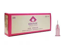 Голки Mesoram для мезотерапії 32G 0.23*12 мм Італія (32G*12 mm)