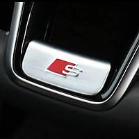 Накладка на руль для Audi Sline S3 A7 A1 A5 A4 A3 B7 Q7 TTA6 Q5 B8 Q3 80 R8 A8 C7 B5 Q2