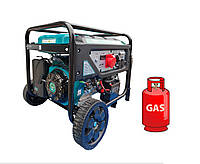 Генератор газ/бензин INVO H6250DТ-G 5.5 кВт, трехфазный, с электрозапуском