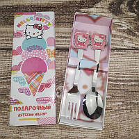 Набір дитячих столових приладів" Hello Kitty" 2-х предметний.