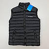 Жилетка чоловіча Columbia Коламбія чорна безрукавка плащівка стьобана тепла термо на блискавці, фото 2