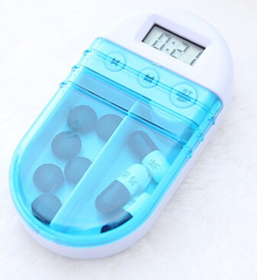 Таблетниця Gima — контейнер для таблеток із таймером і звуковим сигналом, Італія, фото 1