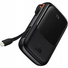 Портативний зарядний пристрій BASEUS POWER BANK 10000MAH 20W PD LIGHTNING CABLE