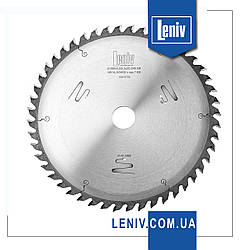 Дискові пили по дереву Leniv D250 d30 z48 для поперечного розпилу з твердосплавними напайками