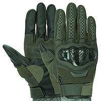 Сенсорные перчатки тактические военные-армейские полнопалые с защитой костяшек, с закрытыми пальцами XXL