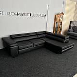 Новий розкладний диван чорного кольору, фото 2