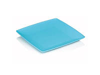 Тарелка квадратная 240х240х20 мм плоская из пищевого пластика «Ucsan Plastik».