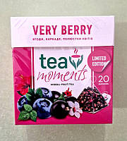 Чай Tea Moments Verry Berry 20 пирамидок зеленый