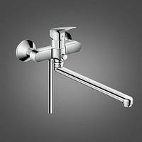 Смеситель для ванны Hansgrohe Logis 71402000 с длинным изливом...