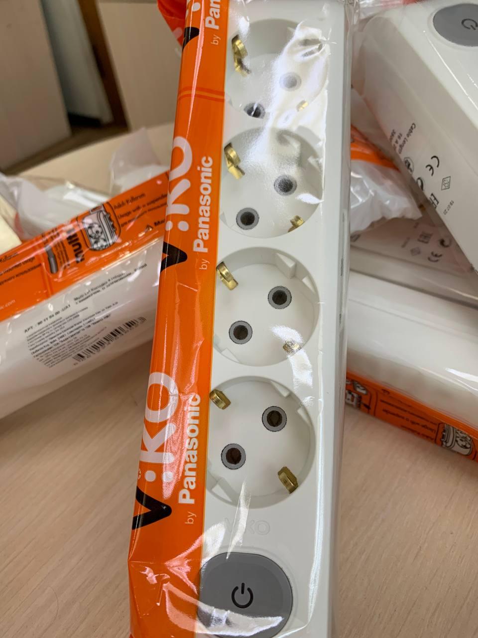 Колодка 4 Viko+вім. Multi-let з заземленням 90118400, 250 В, 16 А, , ,Туреччина