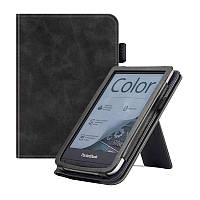 Чехол PocketBook 616 Basic Lux 2 с ремешком для руки и подставкой черный обложка на Покетбук (7706797)