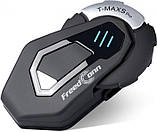 Bluetooth-мотогарнітура для шолома FreedConn T-MAX S pro Black-Grey, фото 3