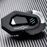Bluetooth-мотогарнітура для шолома FreedConn T-MAX S pro Black-Grey, фото 5
