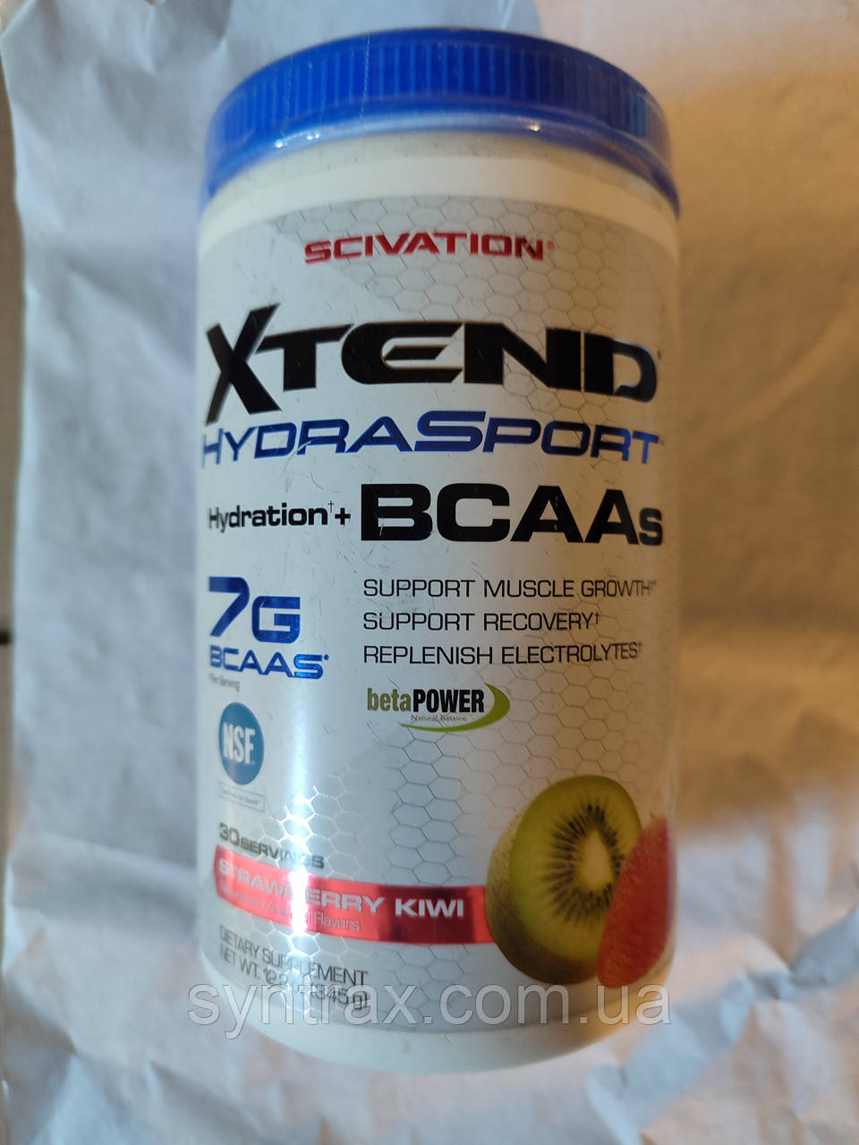 Scivation Xtend hydrasport bcaa 345g ( 30 serv) амінокислоти бцаа з електролітами