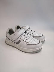 Кросівки для хлопчика Clibee 509 L white-grey білі р.31-37