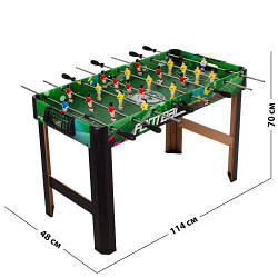 Дитяча настільна гра дерев'яний Футбол на штангах 1086 шкала ведення лічби