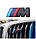 Шильдик логотип емблема на решітку BMW M performance колір чорний матовий, фото 4
