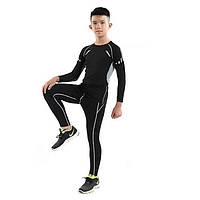 Термобелье детское для футбола Thermal Underwear FENTA Winter Ventilation Black 115-125 см (2696)