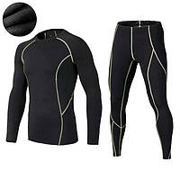 Термобелье детское для футбола Thermal Underwear SPORT Winter Black/Gray 125-135 см (2526)