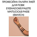 Професійна Палітра тіней для повік Eyeshadows Palette Mattlicious Paese 12g (8in1), фото 2