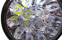 Світлодіодна LED-фара робоча 42W/60° 42 Вт.(3 Вт*14ламп) Широкий промінь, фото 3