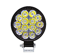 Світлодіодна LED-фара робоча 42W/60° 42 Вт.(3 Вт*14ламп) Широкий промінь, фото 4