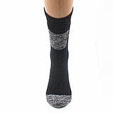 Чоловічі зимові шкарпетки високі вовняні махрові Упаковка 12 пар Теплі повсякденні термошкарпетки від виробника Thermo 41-46, фото 4