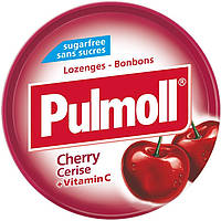 Леденцы Pulmoll Cherry + vit C вишня без сахара, 45 г, 10 шт/ящ