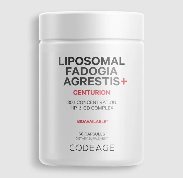 CodeAge Liposomal Fadogia Agrestis+ / Фадогія для підтримки рівня тестостерону ліпосомальна 60 капсул