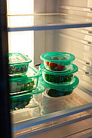Пищевой контейнер Luminarc Keep`N круглый с бирюзовой крышкой 420 мл (P5525)