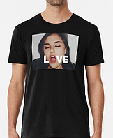 Мужская и женская футболка с принтом Love Sasha Grey Саша Грей