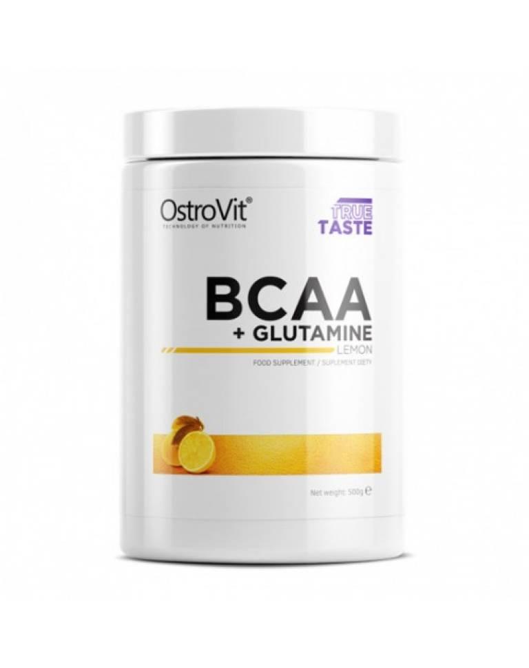 Амінокислота Ostrovite BCAA+Glutamine 500 г лимон