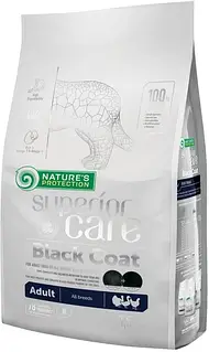 Сухий корм для собак Nature's Protection Superior Care Black Coat Adult All Breeds 1.5 кг (4771317457905)