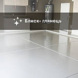 Епоксидна наливна підлога для бетону 10 кг на 30 м2 Світло-сіра plastall, фото 6