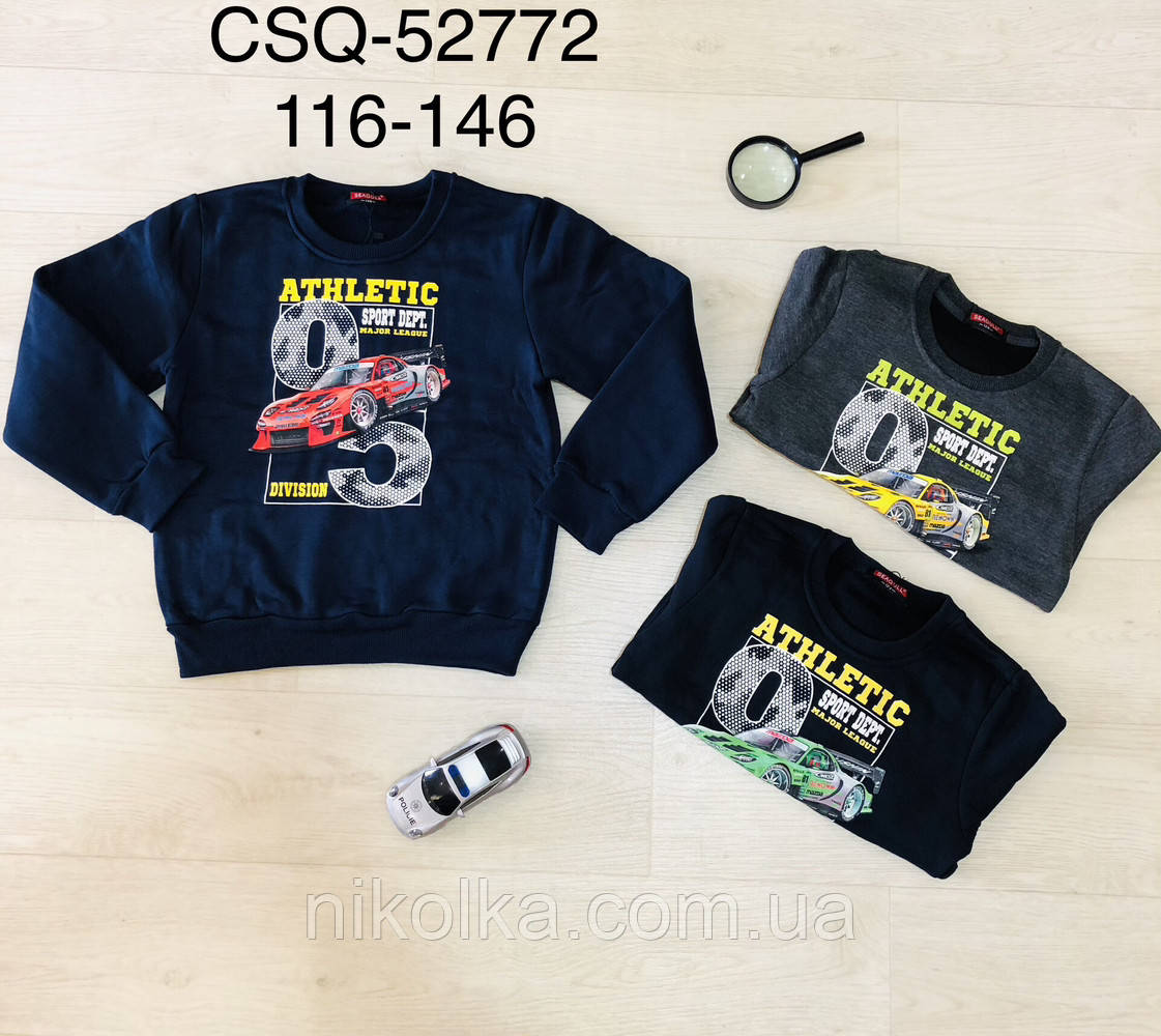 Кофта утепленна для хлопчиків оптом, Seagull, 116-146 рр., Арт. CSQ-52772, фото 1