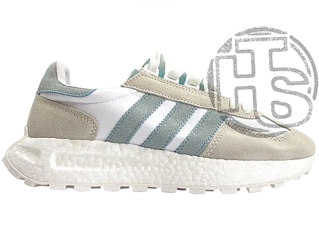 Чоловічі кросівки Adidas Retropy E5 White Grey Blue ALL12044, фото 1