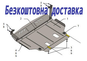 Захист двигуна Ford B-Max EcoBoost (2013-) (Захист двигуна Форд В Макс) Кольчуга