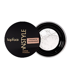 Пудра розсипчаста для обличчя TopFace INSTYLE Perfective Loose, 101 Прозорий