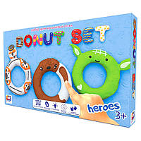 Набор для креативного творчества Donut Set HEROES TM Moon Light Clay 70089 легкий прыгающий п EJ, код: 7678927