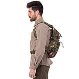 Тактичний рюкзак KMS з гідрататором 3 л (45х25х7 см) MS-019, фото 10