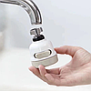Насадка-аератор на кран з поворотом на 360, Water Saver / Аератор для змішувача / Економник води, фото 8