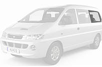 Бокове скло Hyundai H200/H1/Starex/Satellite (97-07) Заднє салонне Ліве на Довгу базу