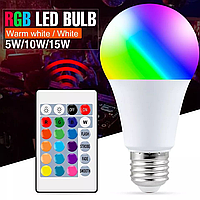 Светодиодная RGB лампа-прожектор LED