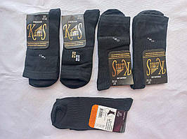 Шкарпетки чоловічі високі демісезонні стрейч бавовна р-ри 41-42 (1уп-12 пар) колір мікс